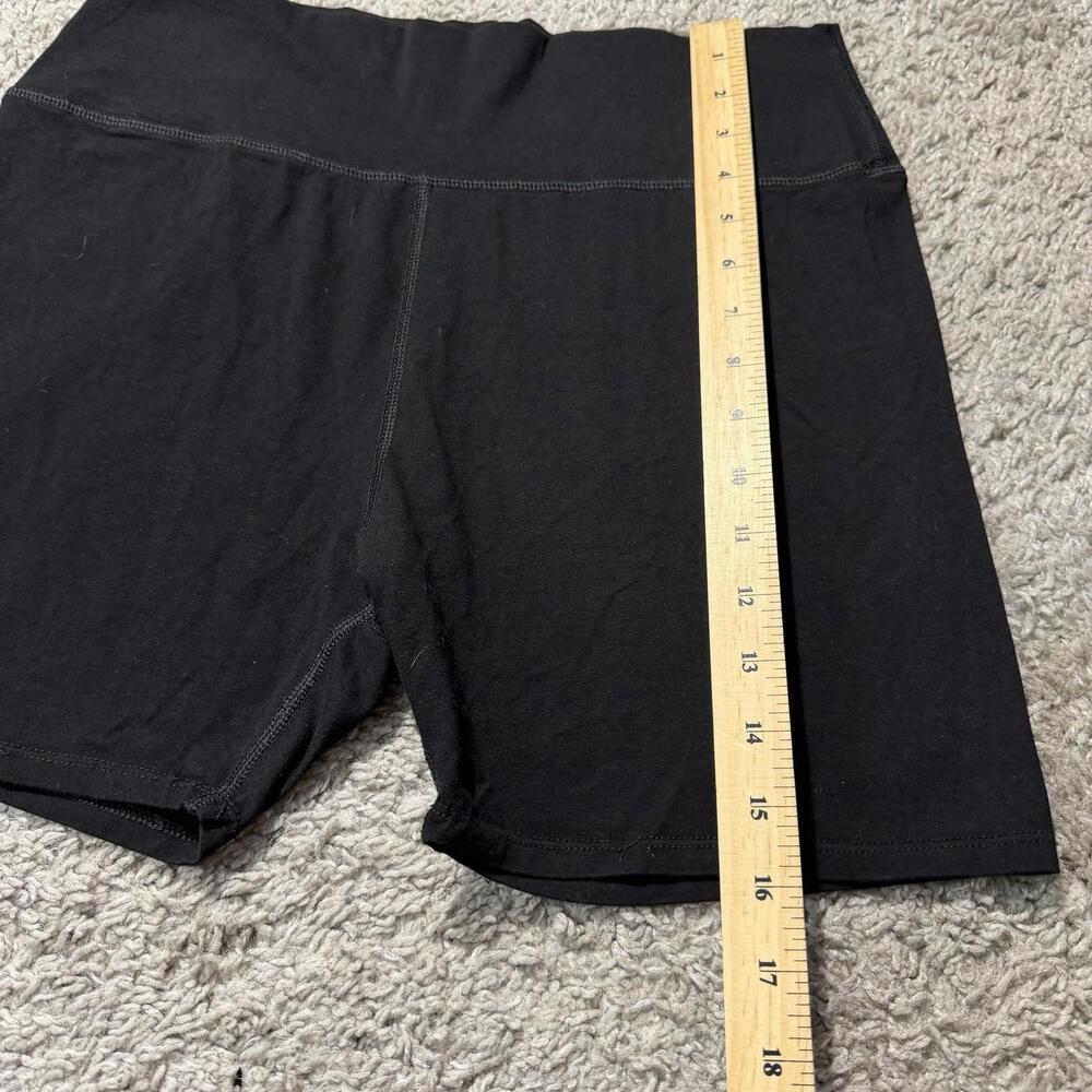 SAGE Collective Spandex Bike Shorts Hot Yoga Black Stretchy High Rise Womens XL - Picture 4 of 8